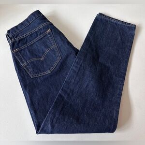Levis 501 Men's W32 - L30 Button Fly Jeans Dark washed (EUC) like new!